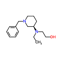 2-{[(3R)-1-Benzyl-3-piperidinyl](ethyl)amino}ethanol结构式