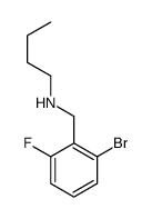 N-Butyl 2-bromo-6-fluorobenzylamine结构式