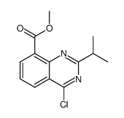 methyl 4-chloro-2-isopropylquinazoline-8-carboxylate Structure