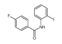 4-Fluoro-N-(2-iodophenyl)benzamide structure