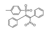 1-methyl-4-(2-nitro-1,2-diphenylethenyl)sulfonylbenzene Structure