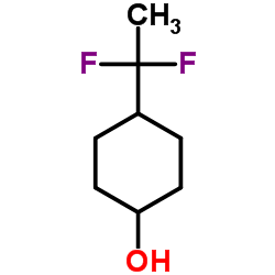 4-(1,1-Difluoroethyl)cyclohexanol结构式