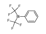 phenylbis(trifluoromethyl)bismuth结构式