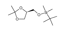 (R)-4-(tert-butyldimethylsilyl)oxymethyl-2,2-dimethyl-1,3-dioxolane Structure