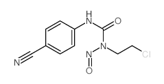 1-(2-chloroethyl)-3-(4-cyanophenyl)-1-nitroso-urea结构式