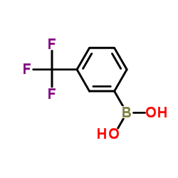 3-(Trifluoromethyl)phenylboronic acid Structure