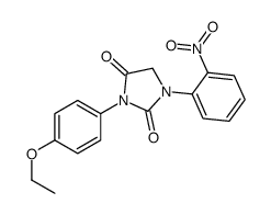 3-(4-Ethoxyphenyl)-1-(2-nitrophenyl)-2,4-imidazolidinedione Structure