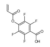 2,3,5,6-tetrafluoro-4-prop-2-enoyloxybenzoic acid结构式