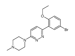 3-(5-bromo-2-ethoxyphenyl)-6-(4-methylpiperazin-1-yl)pyridazine Structure