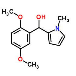 (2,5-Dimethoxyphenyl)(1-methyl-1H-pyrrol-2-yl)methanol Structure