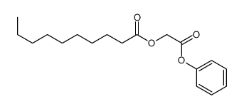 (2-oxo-2-phenoxyethyl) decanoate结构式