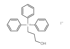 Phosphonium,(3-hydroxypropyl)triphenyl-, iodide (1:1)结构式