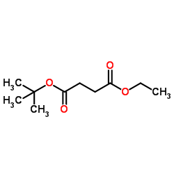 Ethyl 2-methyl-2-propanyl succinate structure