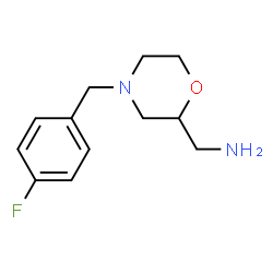 2-MorpholineMethanamine, 4-[(4-fluorophenyl)Methyl]-, (2R)- picture