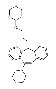 (Z)-1-(5-(3-((tetrahydro-2H-pyran-2-yl)oxy)propylidene)-5H-dibenzo[a,d][7]annulen-10-yl)piperidine Structure