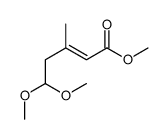 methyl 5,5-dimethoxy-3-methylpent-2-enoate Structure