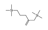 trimethyl-(2-methylidene-5-trimethylsilylpentyl)silane结构式