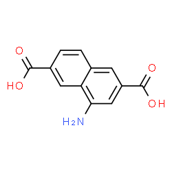 4-氨基萘-2, 6-二羧酸结构式