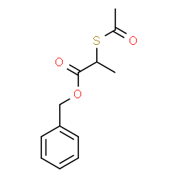 2-(Acetylthio)propionic acid benzyl ester Structure