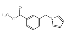 METHYL 3-PYRROL-1-YLMETHYL-BENZOATE structure