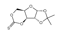 1,2-O-isopropylidene-α-D-xylofuranose 3,5-O-thionocarbonate Structure