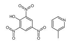 3-methylpyridine,2,4,6-trinitrophenol结构式