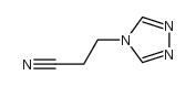 4H-1,2,4-Triazole-4-propanenitrile(9CI) Structure