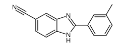 2-m-tolyl-5-cyanobenzimidazole Structure