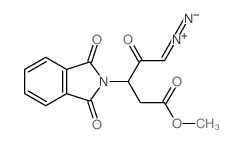[3-(1,3-dioxoisoindol-2-yl)-4-methoxycarbonyl-2-oxo-butylidene]-imino-azanium结构式