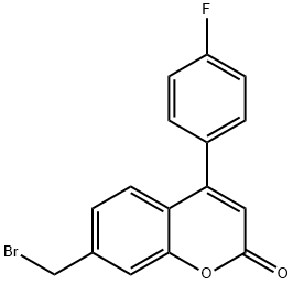 7-(broMoMethyl)-4-(4-fluorophenyl)-2H-chroMen-2-one picture