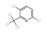 3,6-dichloro-2-(trichloromethyl)pyridine结构式