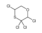 2,3,3,5-tetrachloro-1,4-oxathiane结构式