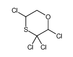 2,3,3,5-tetrachloro-1,4-oxathiane structure