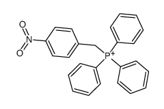 (4-nitrobenzyl)triphenylphosphonium cation Structure