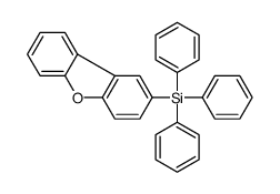 dibenzofuran-2-yl(triphenyl)silane Structure