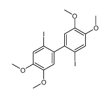 1-iodo-2-(2-iodo-4,5-dimethoxyphenyl)-4,5-dimethoxybenzene Structure