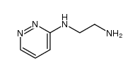 N-(3-Pyridazinyl)ethylenediamine structure