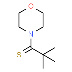 2,2-Dimethyl-1-Morpholinopropane-1-Thione Structure