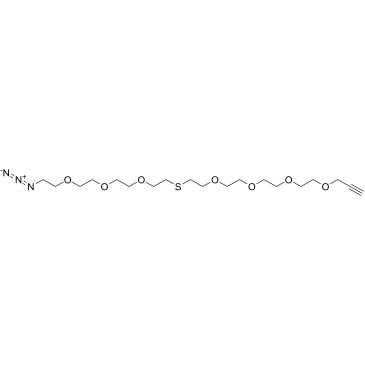 Azido-PEG3-S-PEG4-propargyl结构式