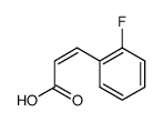 2-fluorocinnamic acid structure