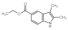 Ethyl 2,3-Dimethylindole-5-carboxylate Structure