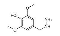 4-(hydrazinylmethyl)-2,6-dimethoxyphenol Structure