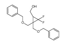 [2,2-difluoro-3,3-bis(phenylmethoxymethyl)cyclopropyl]methanol Structure