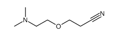 3-[2-(dimethylamino)ethoxy]propanenitrile Structure