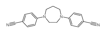 4-[4-(4-cyanophenyl)-1,4-diazepan-1-yl]benzonitrile结构式