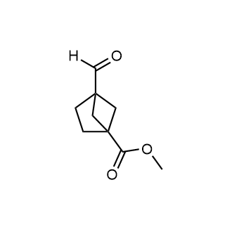 Methyl4-formylbicyclo[2.1.1]hexane-1-carboxylate Structure