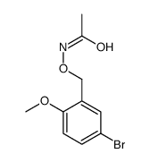 N-[(5-bromo-2-methoxyphenyl)methoxy]acetamide Structure