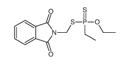 Ethylphosphonodithioic acid O-ethyl S-[(1,3-dihydro-1,3-dioxo-2H-isoindol-2-yl)methyl] ester结构式