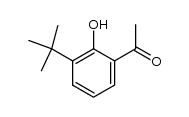 2-Hydroxy-3-tert-butylacetophenone Structure