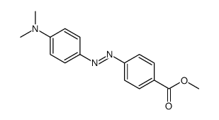 methyl 4-[[4-(dimethylamino)phenyl]diazenyl]benzoate结构式